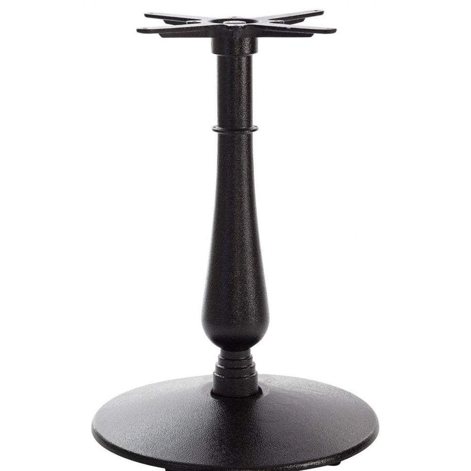 Manor Large Candelabra Black Cast Iron Table Base - Powdercoated