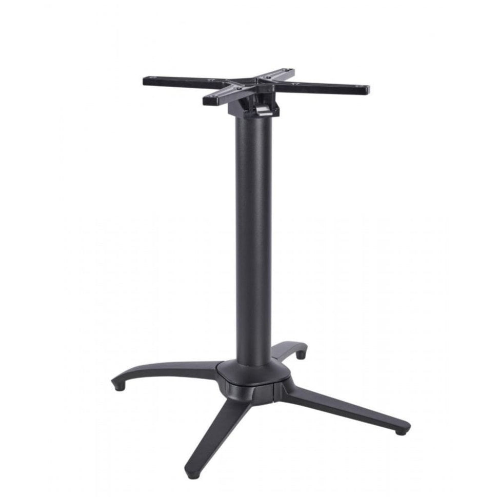 Terrace Black Self Levelling Flip Top Table Base - NOROCK