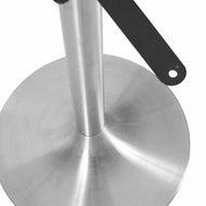 Trumpet Small Round Stainless Steel Table Base