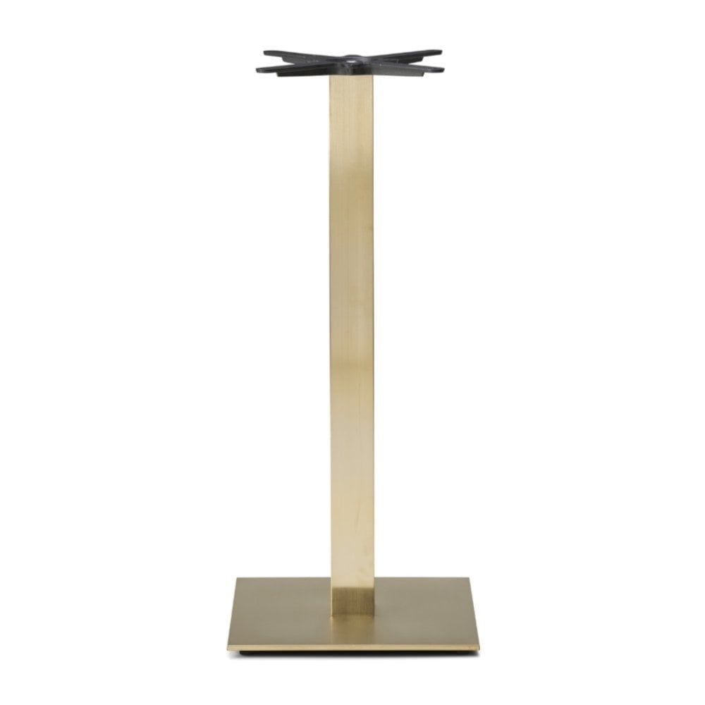 Cava Square Champagne Gold Table Base - Small