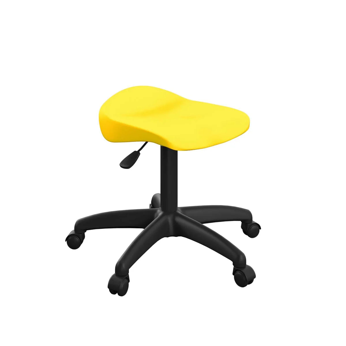 Titan Junior Swivel Classroom Stool with Black Base and Castors