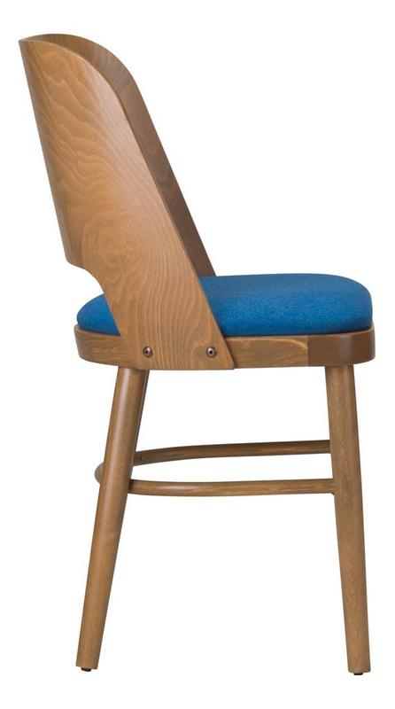 Alasia Wooden Upholstered Side Chair