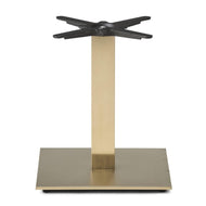 Cava Square Champagne Gold Table Base - Small