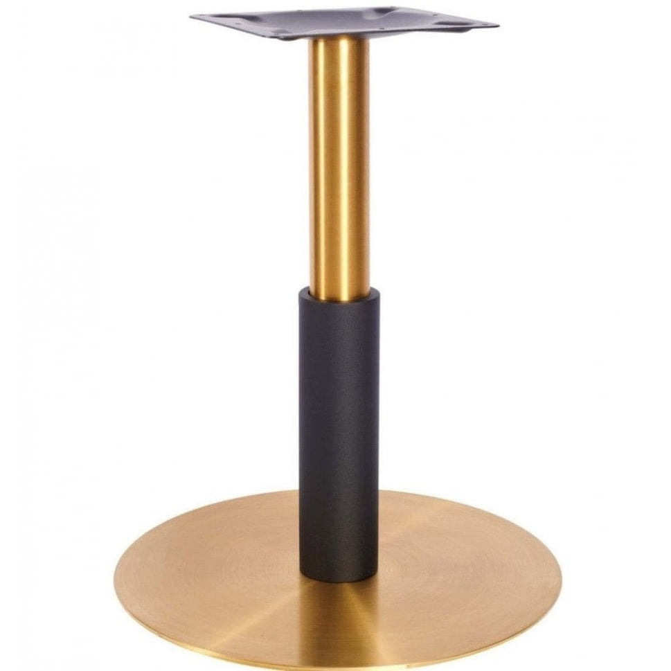 Harrow L Brass Black Table Base - Large