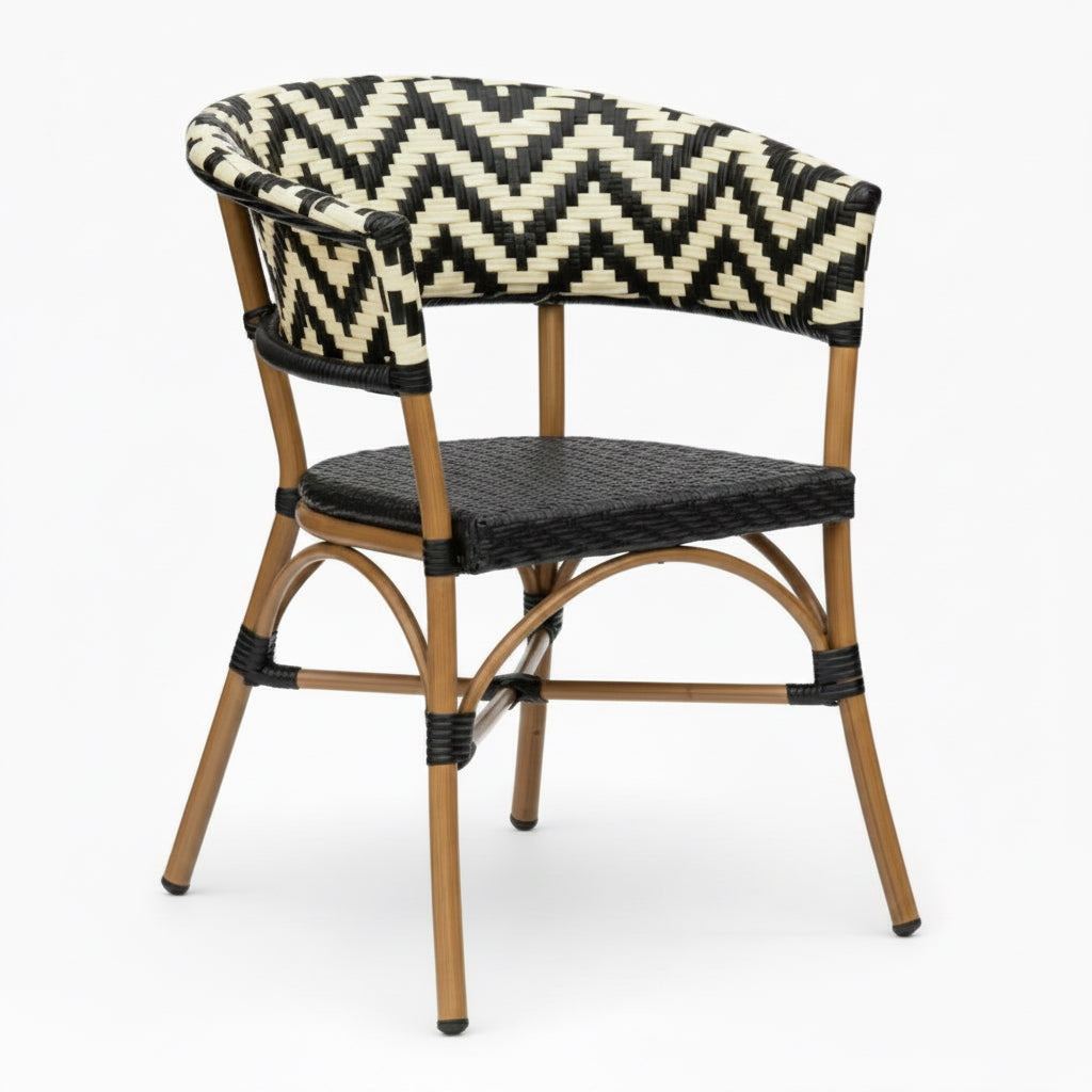 Rose Outdoor Stacking Bistro Armchair