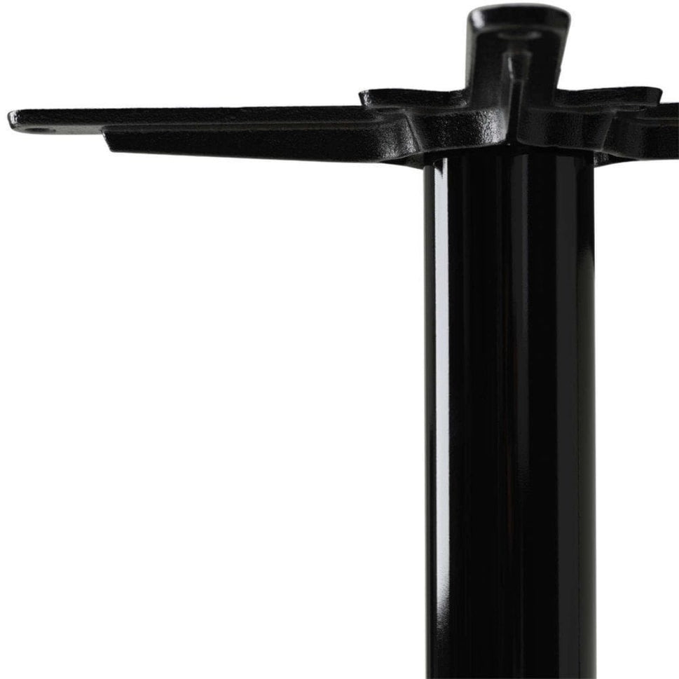 Cava Round Black and Gold Table Base - Large