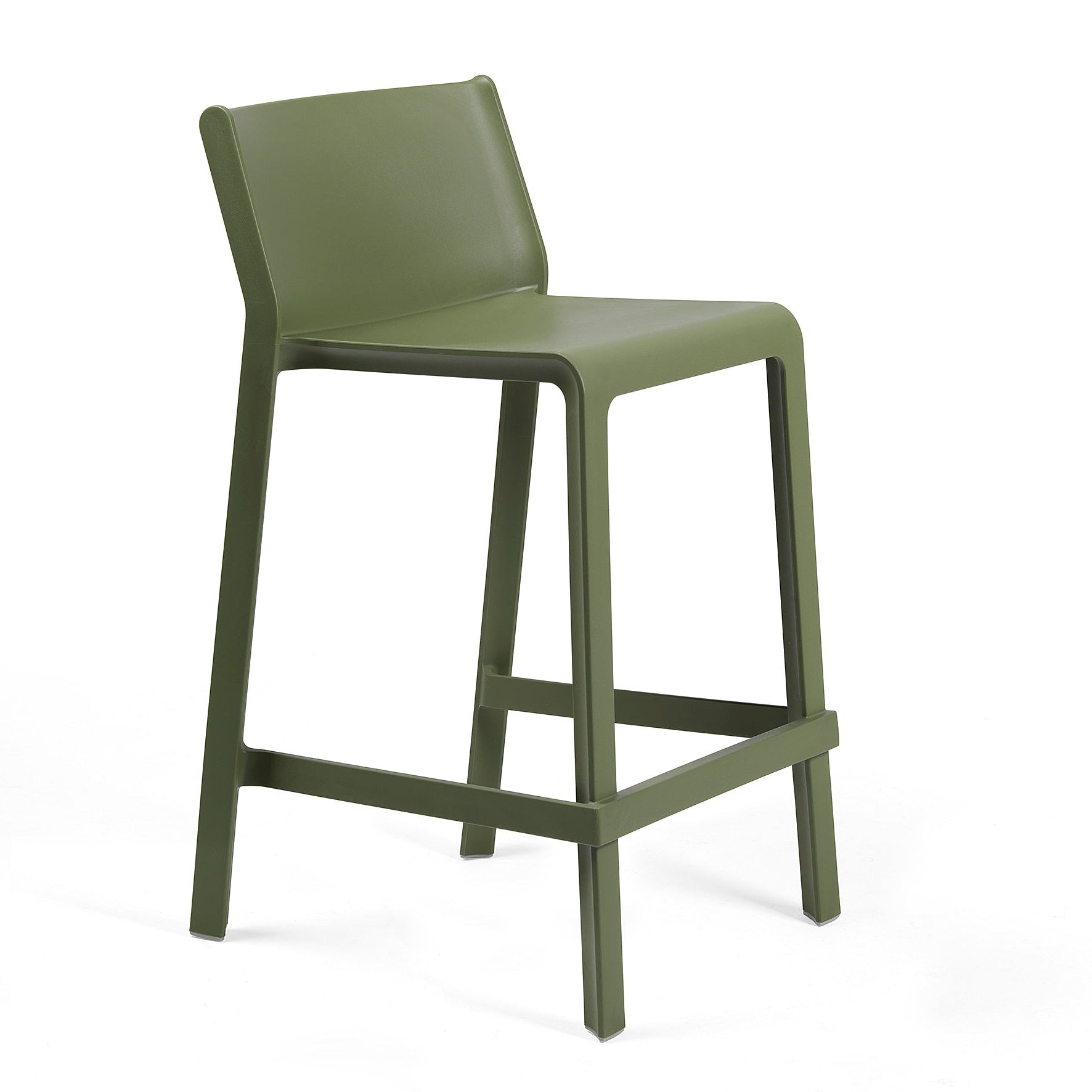 Trill Outdoor Stacking Bar Stool - Mid Height