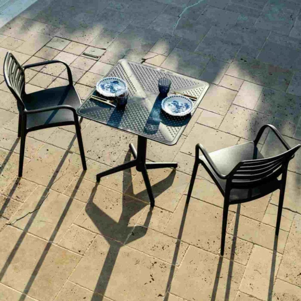 Boom Flip Bistro Square Table 800mm Square