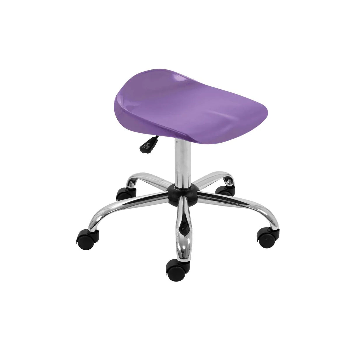 Titan Senior Swivel Classroom Stool with Chrome Base and Castors