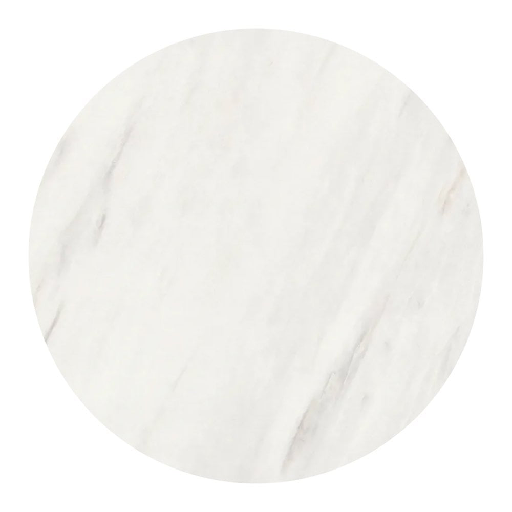White Levanto Marble Restaurant Laminate Table Top - 25mm