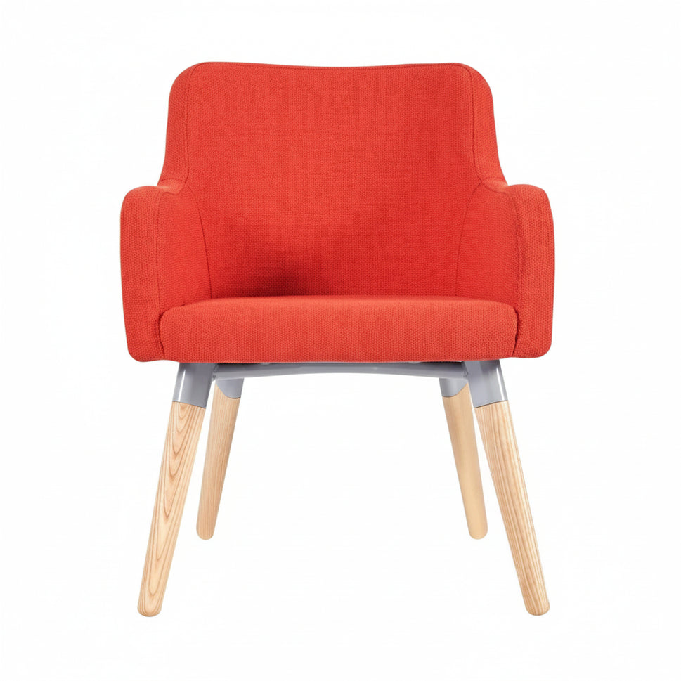 Huntington Wooden Upholstered Armchair