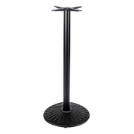 Crewe Medium Round Black Cast Iron Table Base