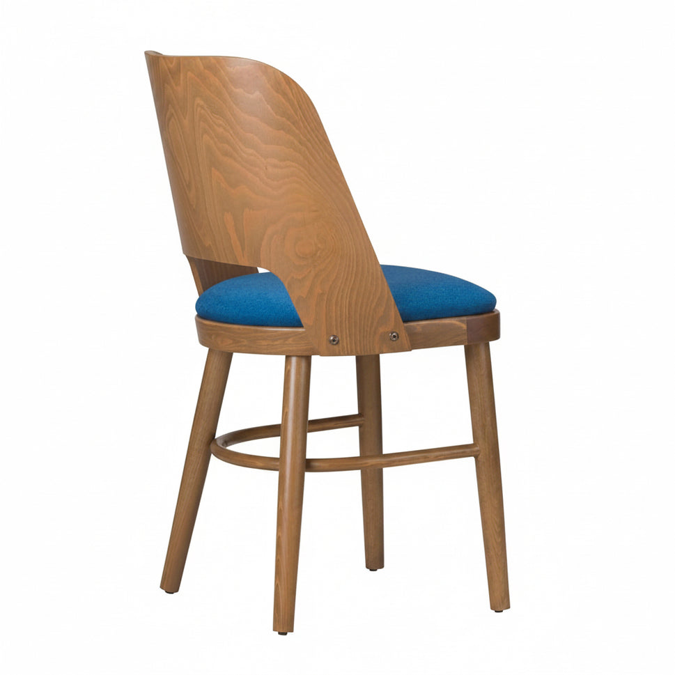 Alasia Wooden Upholstered Side Chair