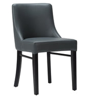 Merano Upholstered Side Chair - Black