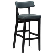 Nico Faux Leather Bar Stool - Black