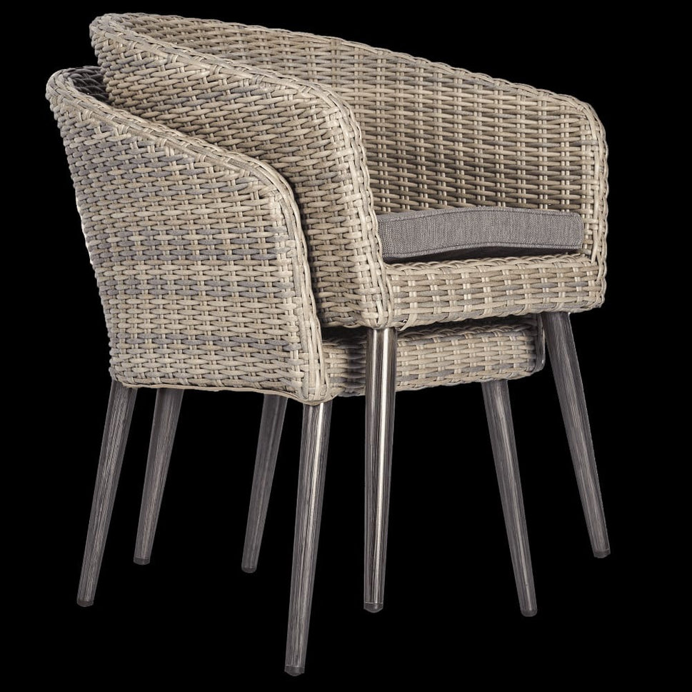Hanover Outdoor Stacking Tub Chair