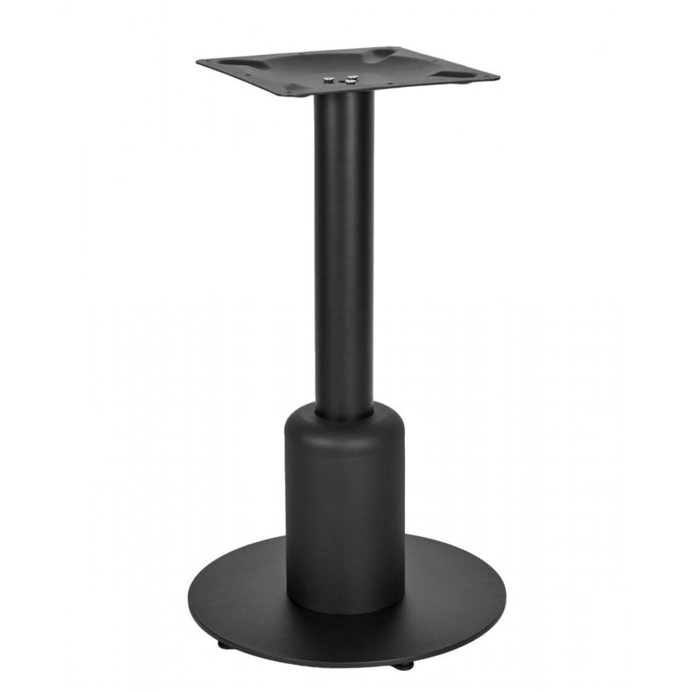 Titan S Round Black Table Base - Small