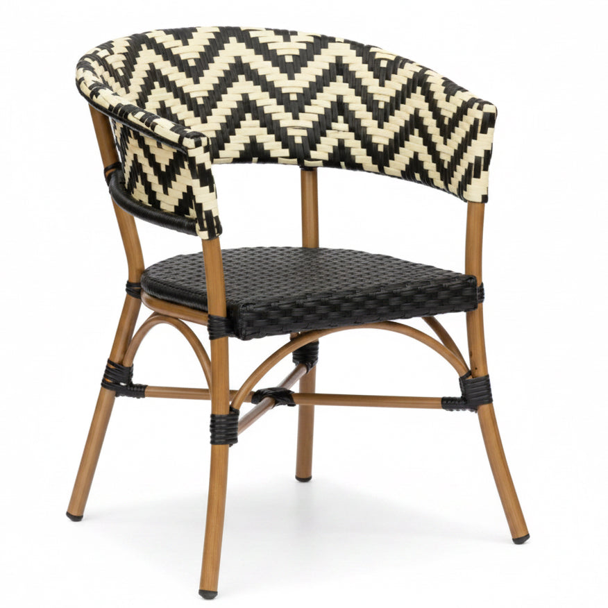 Rose Outdoor Stacking Bistro Armchair