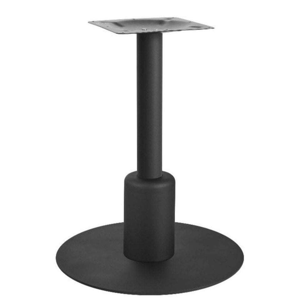Titan S Round Black Table Base - Large