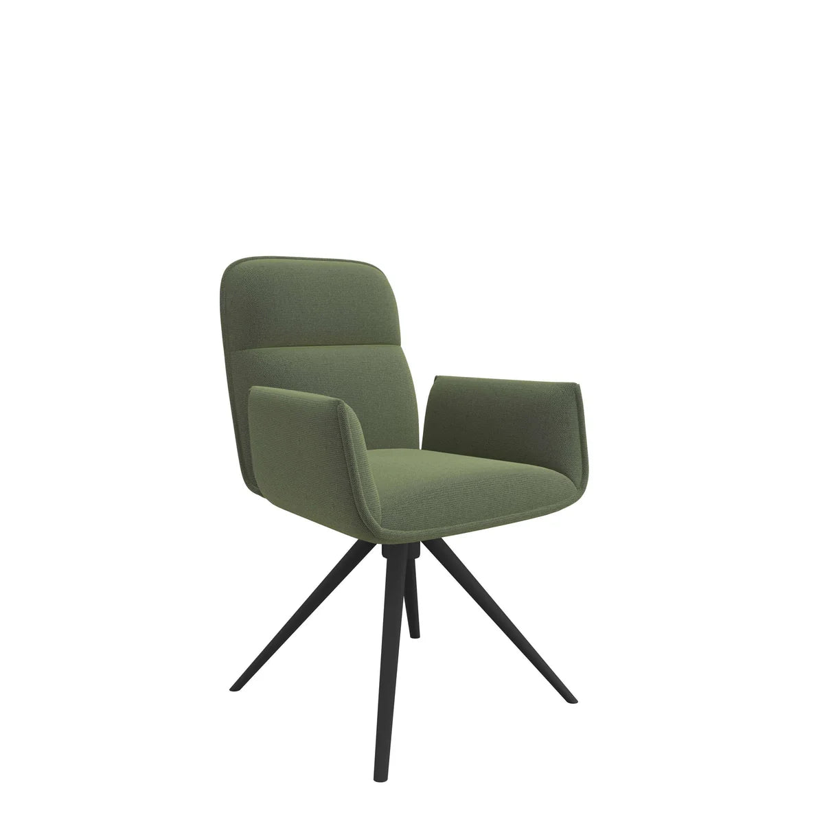 Faze Upholstered Swivel Armchair with 4-Star Base