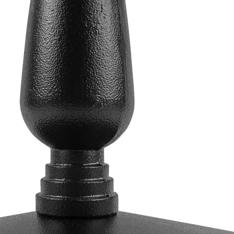 Manor Large Candelabra Black Cast Iron Table Base