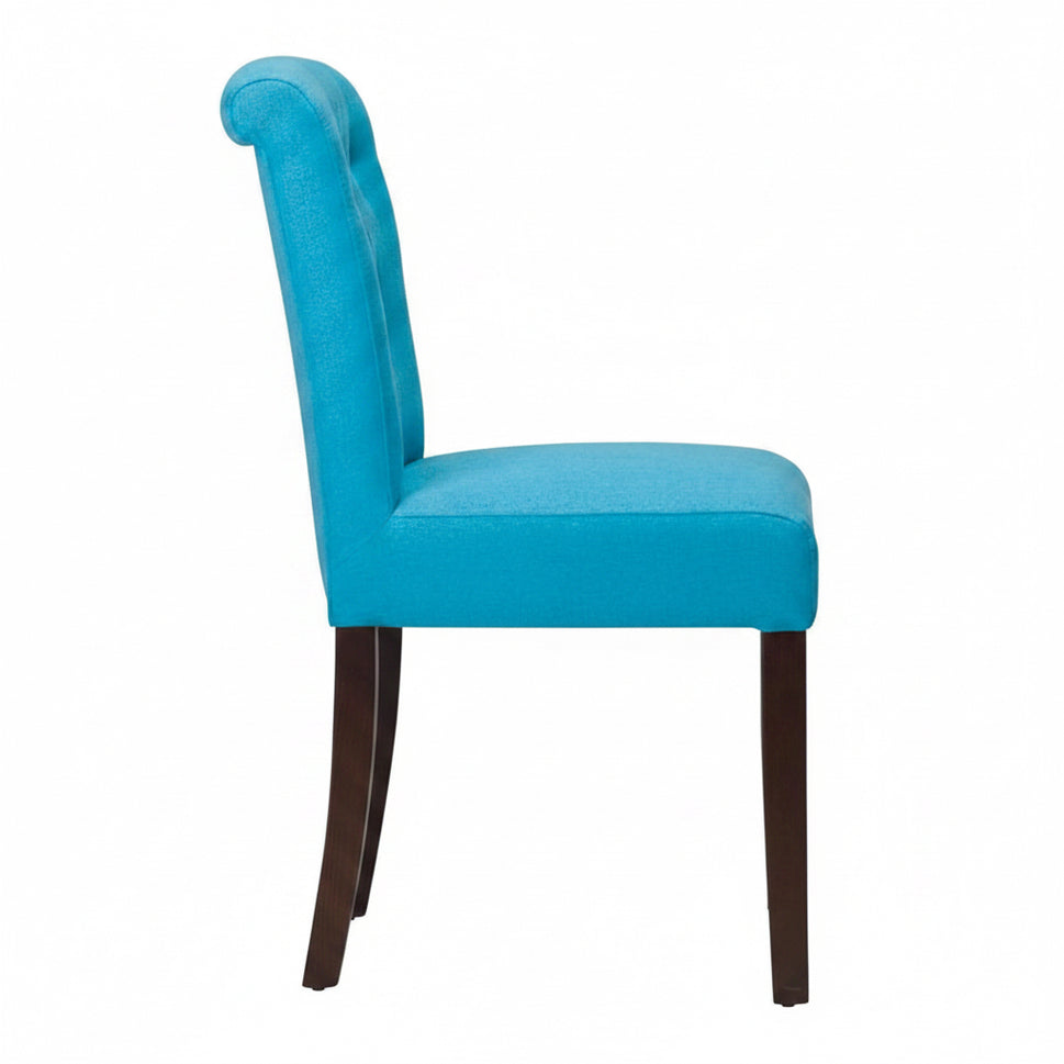 Mailin Scrollback Upholstered Side Chair
