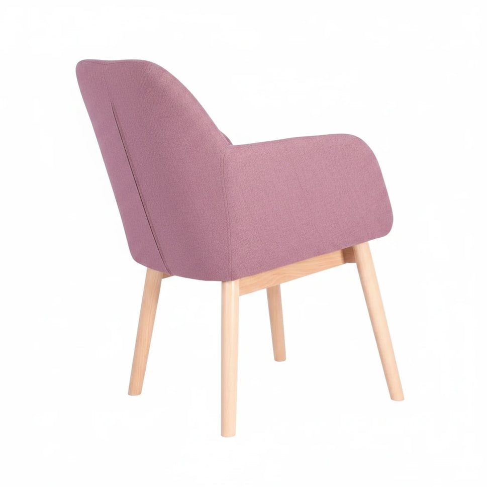 Orlando Upholstered Wooden Lounge Chair