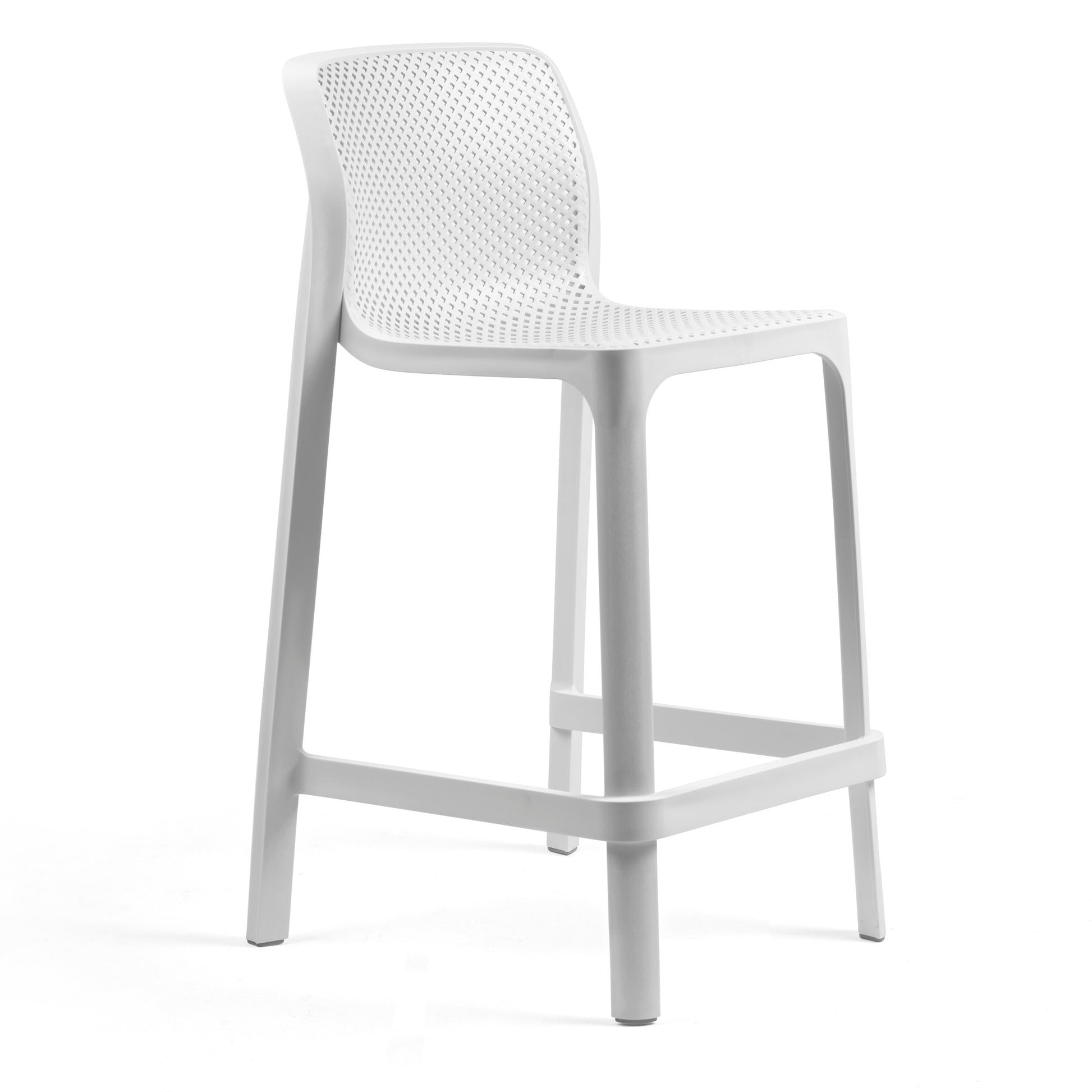 Net Stacking Outdoor Bar Stool - Mid Height