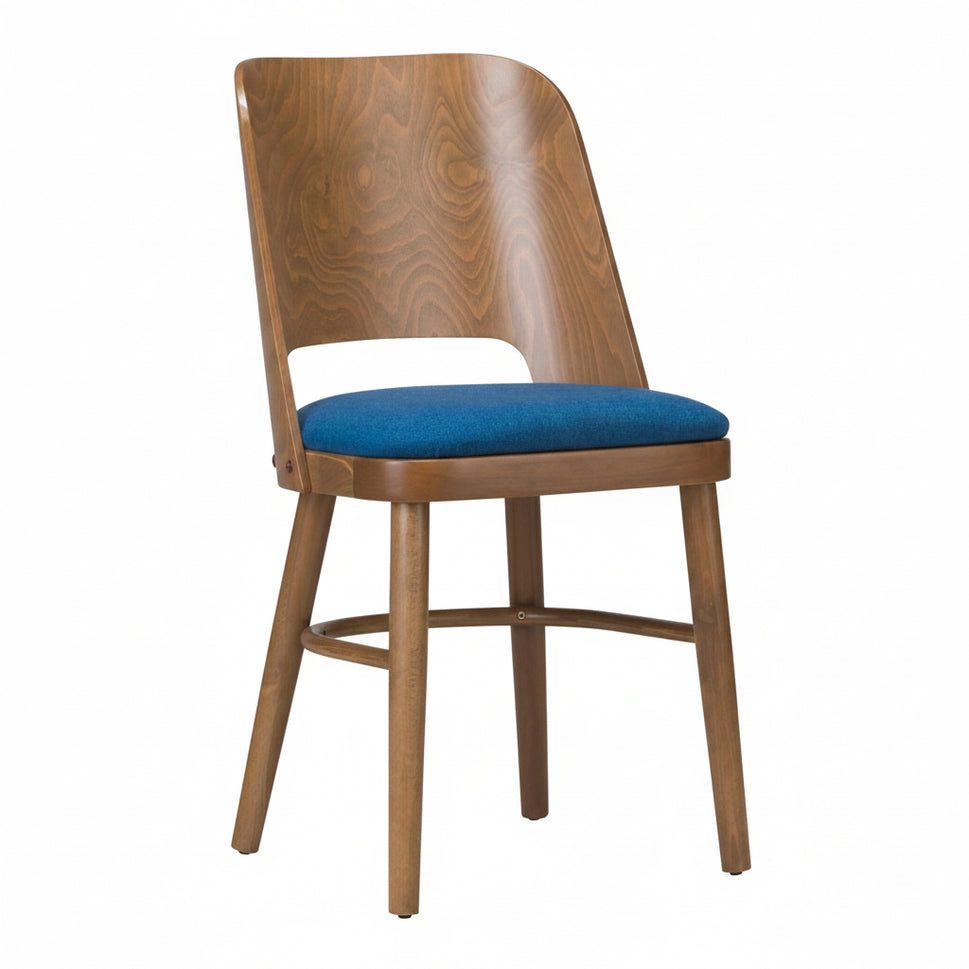 Alasia Wooden Upholstered Side Chair