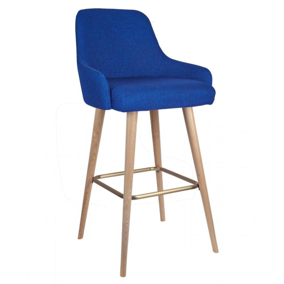 Camden Raw Wooden Barstool Frame