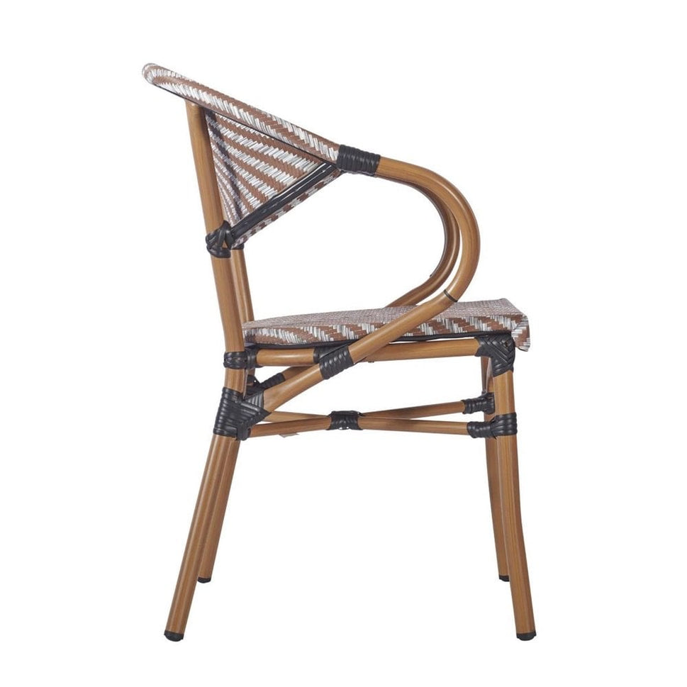 Montpellier Bistro Outdoor Stacking Rattan Armchair