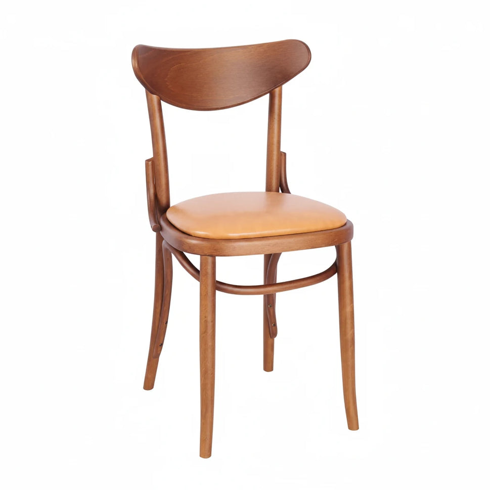 Hendon Bentwood Wooden Upholstered Side Chair