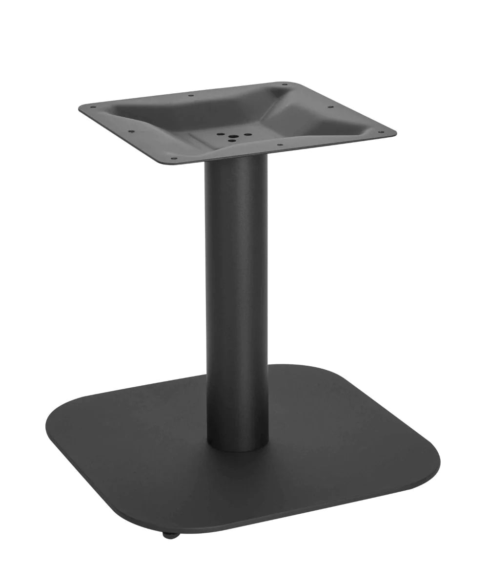 Profile Radius Small Square Cast Iron Table Base