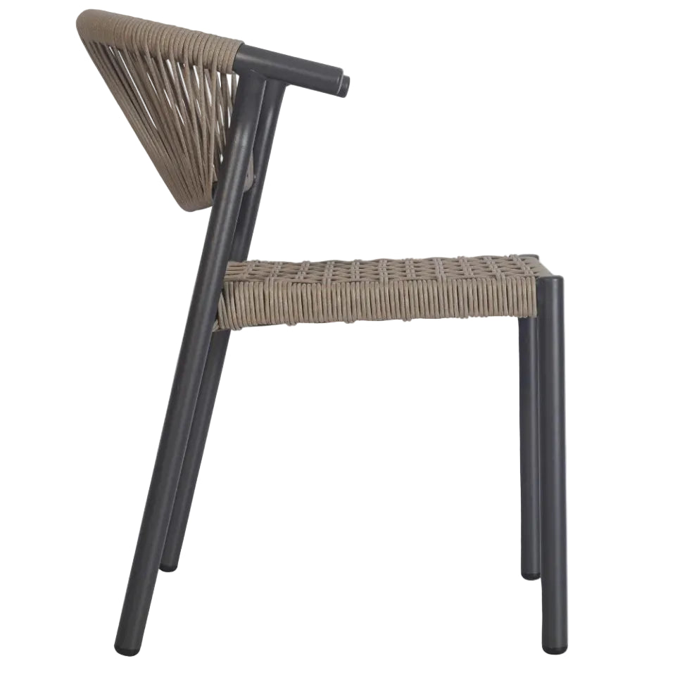 Barcelona Outdoor Stacking Rattan Side Chair