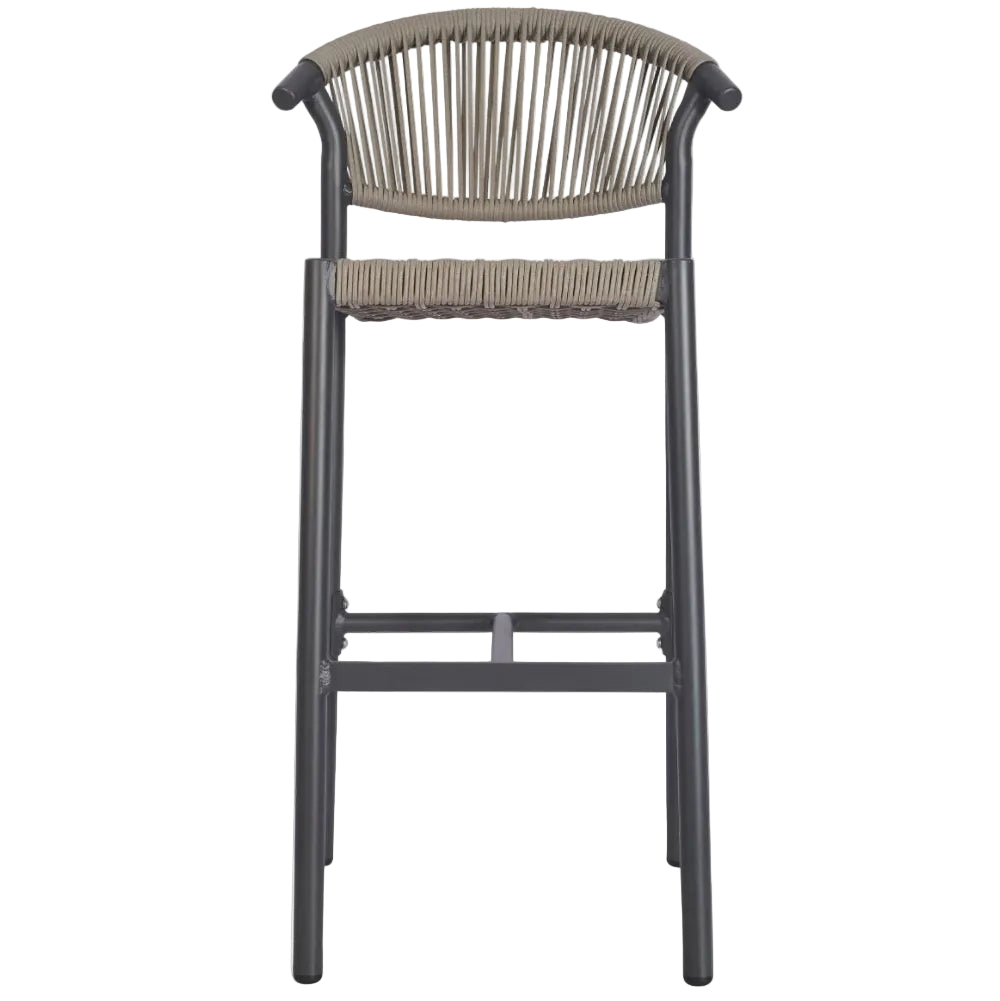 Barcelona Outdoor Stacking Rattan Bar Stool