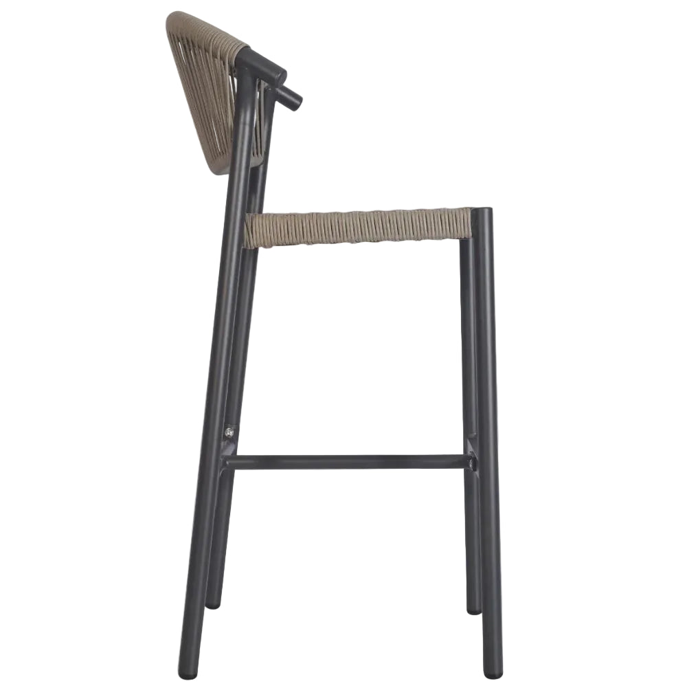 Barcelona Outdoor Stacking Rattan Bar Stool