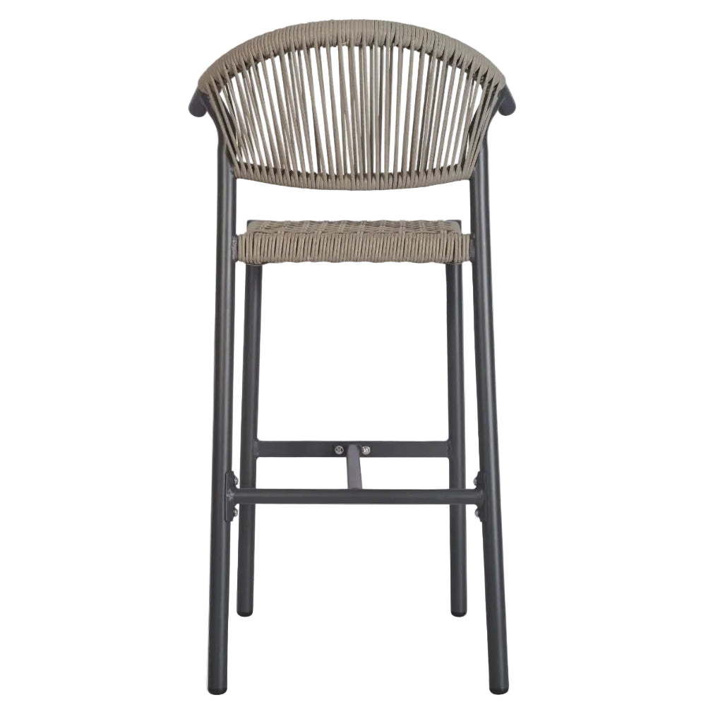 Barcelona Outdoor Stacking Rattan Bar Stool