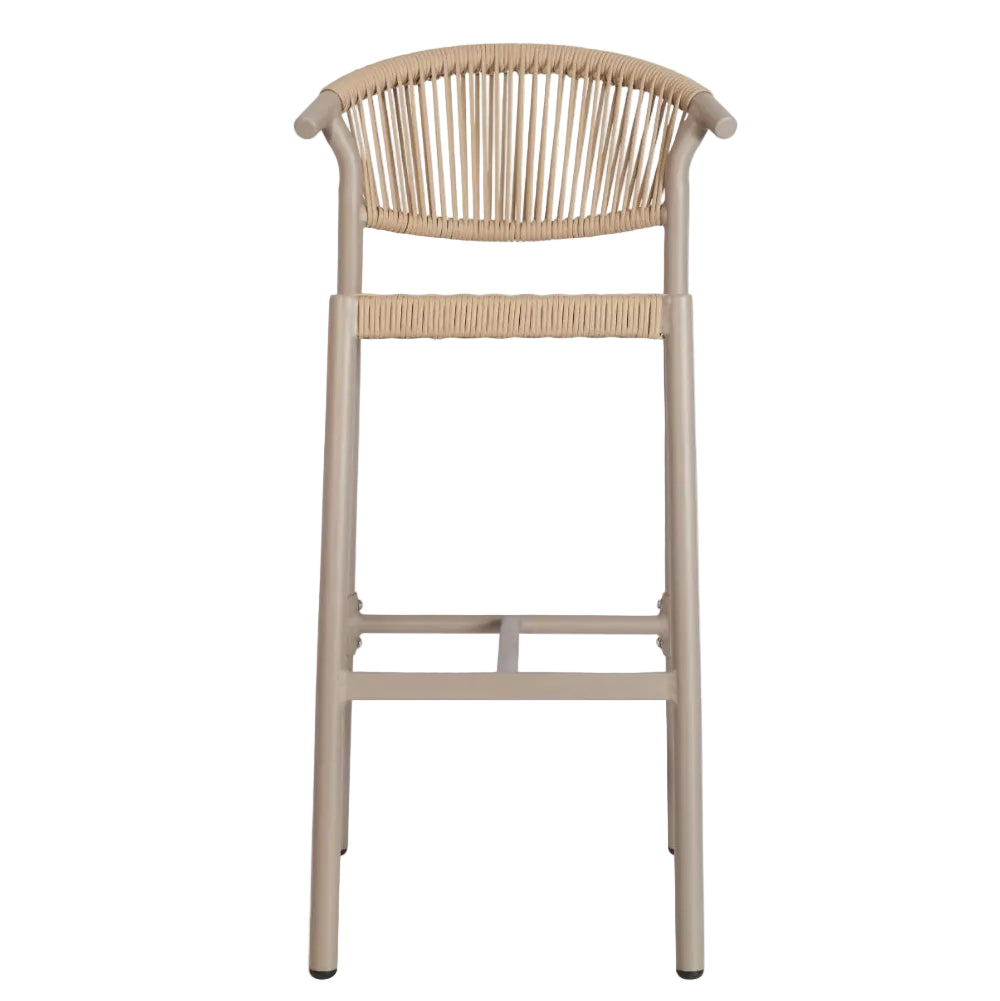Barcelona Outdoor Stacking Rattan Bar Stool