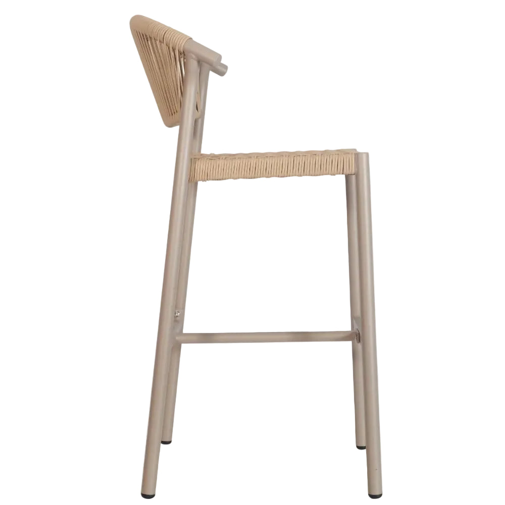 Barcelona Outdoor Stacking Rattan Bar Stool