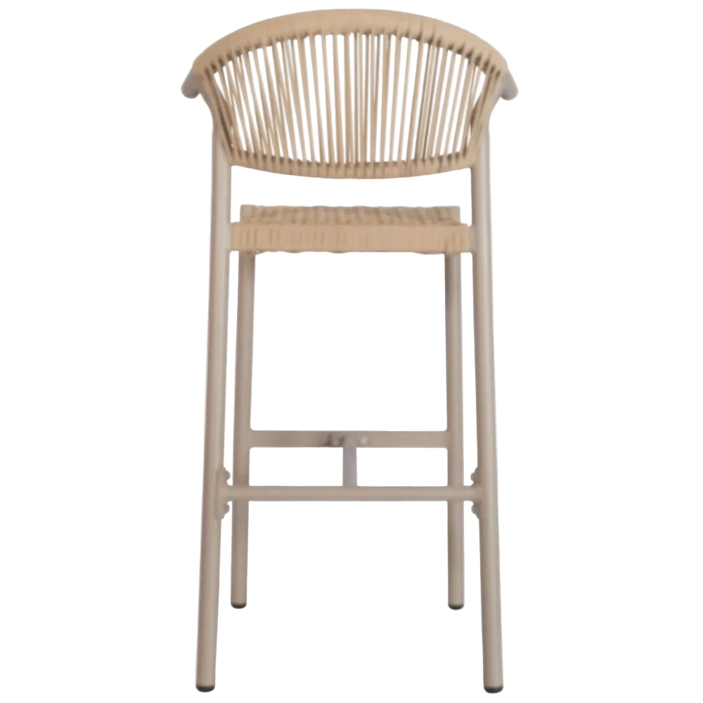 Barcelona Outdoor Stacking Rattan Bar Stool