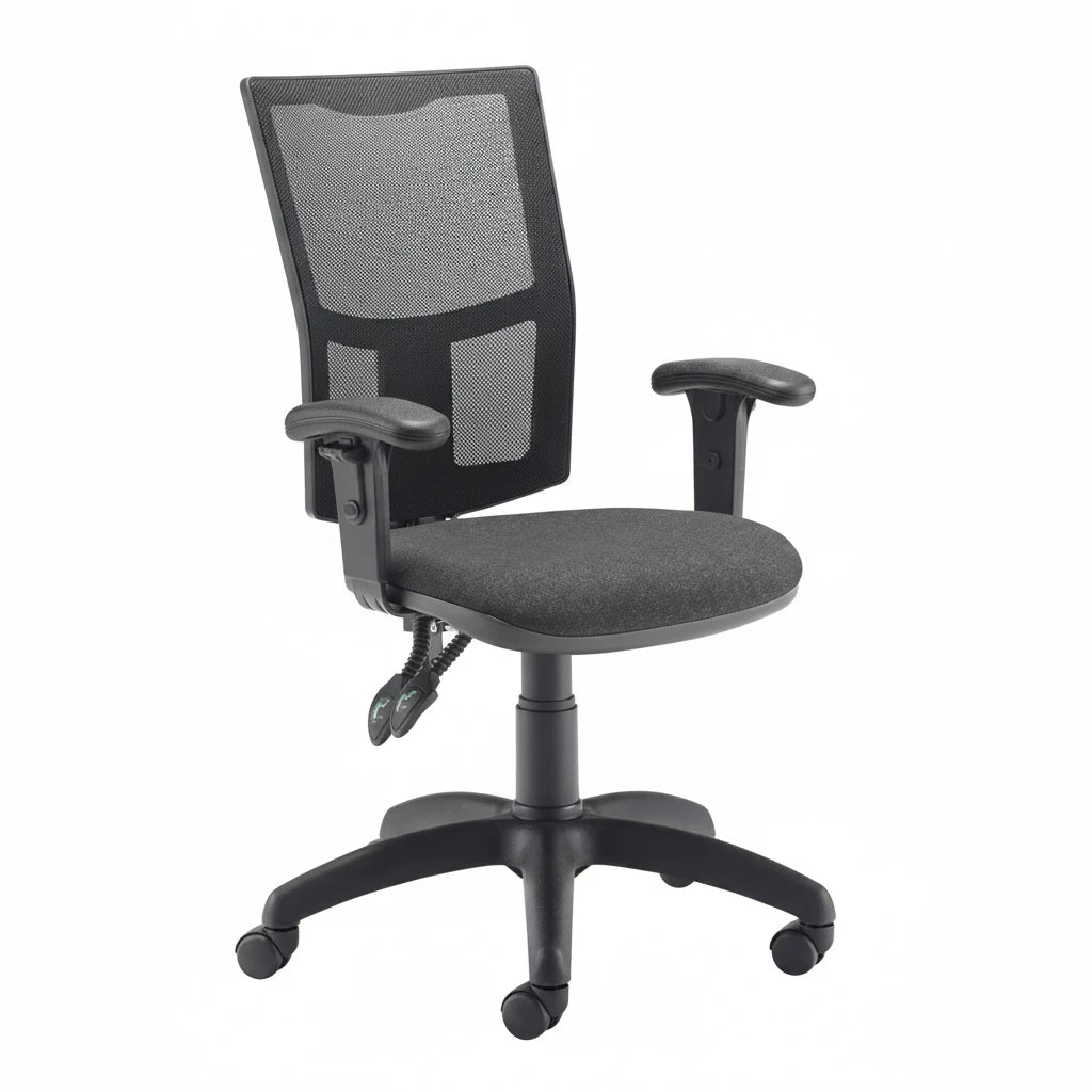 Calypso 2 Mesh Office Chair with Fixed Arms