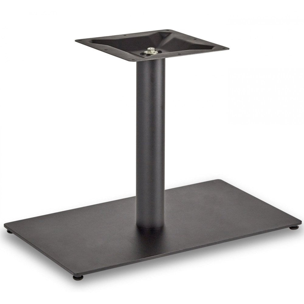 Profile Rectangle Single Pedestal Cast Iron Table Base