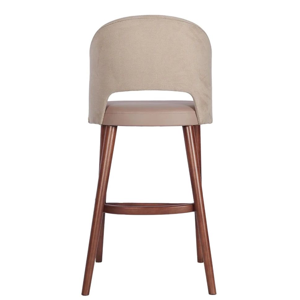 Garda Upholstered Arm Bar Stool