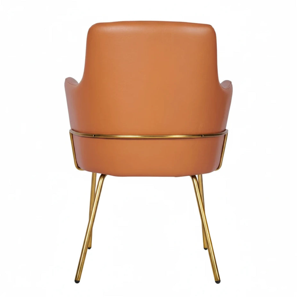 Camden Metal Upholstered Armchair
