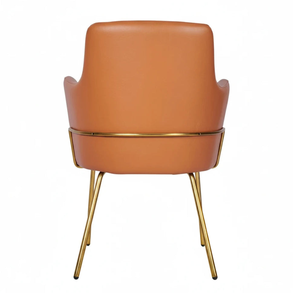 Camden Metal Upholstered Armchair