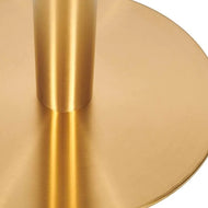 Zeus Round Vintage Brass Table Base - Small