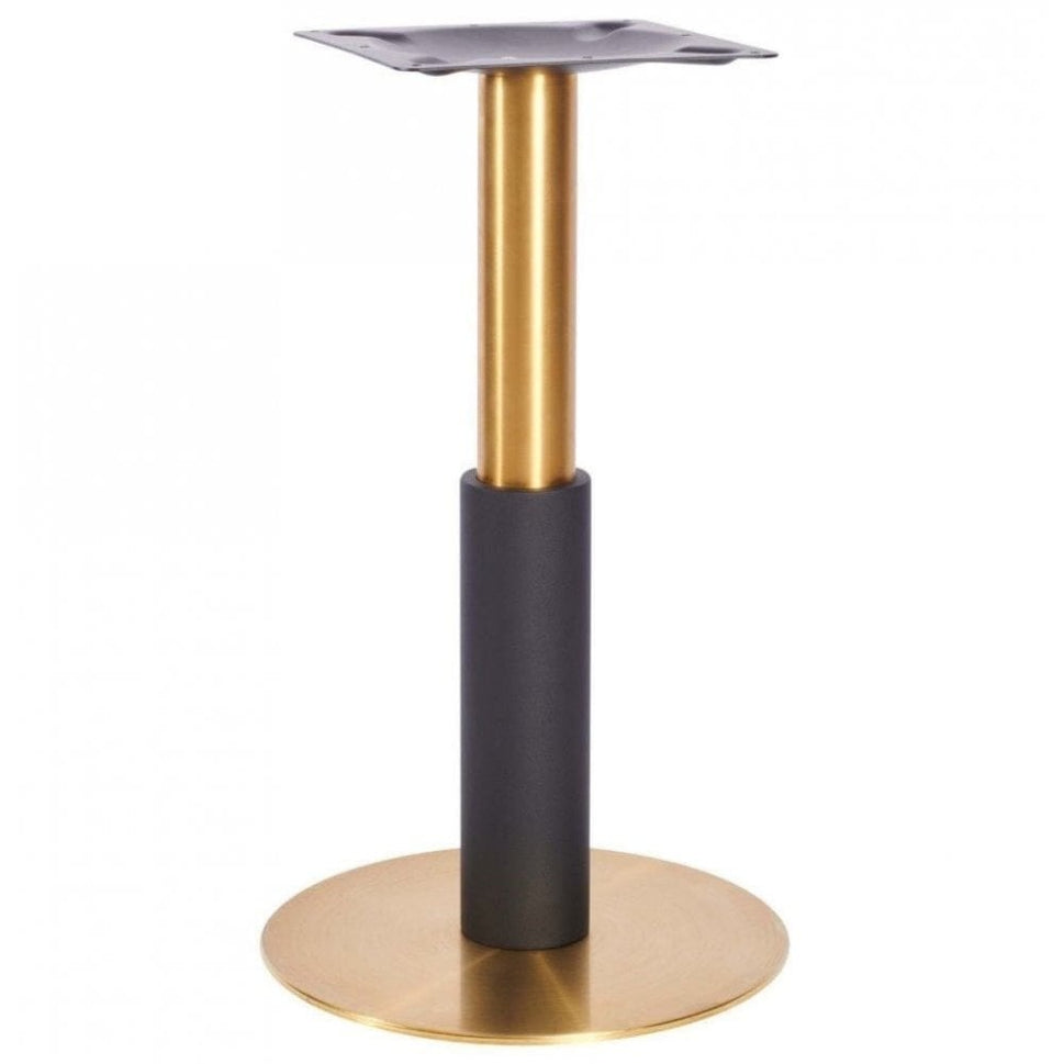 Harrow S Brass Black Table Base - Small