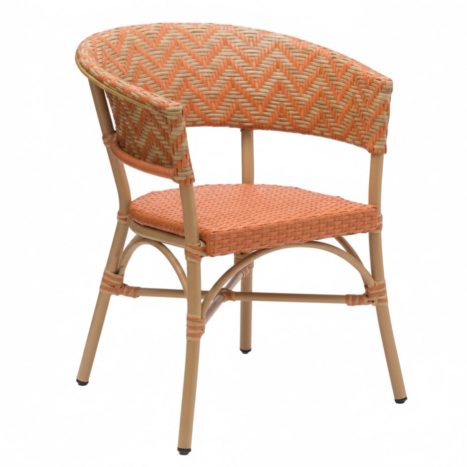 Rose Outdoor Stacking Bistro Armchair