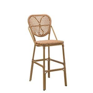 Chateaux Rattan Bistro Stacking Bar Stool