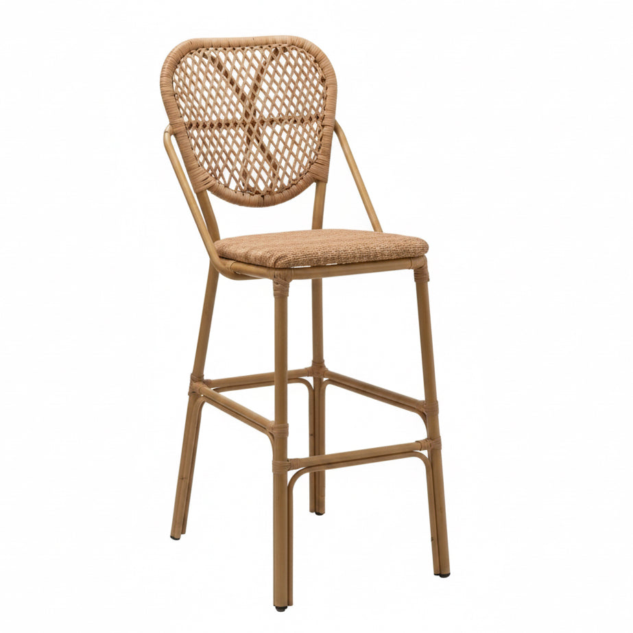 Chateaux Rattan Bistro Stacking Bar Stool